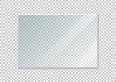 glass windowisolated on white background. Vector illustration. Eps 10. clipart