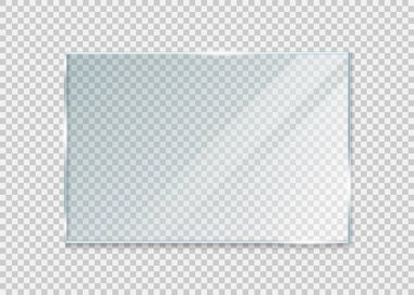glass windowisolated on white background. Vector illustration. Eps 10. clipart
