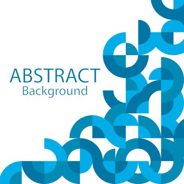 Asgari daire soyut arkaplan tasarımı. Vektör çizimi. Eps 10.