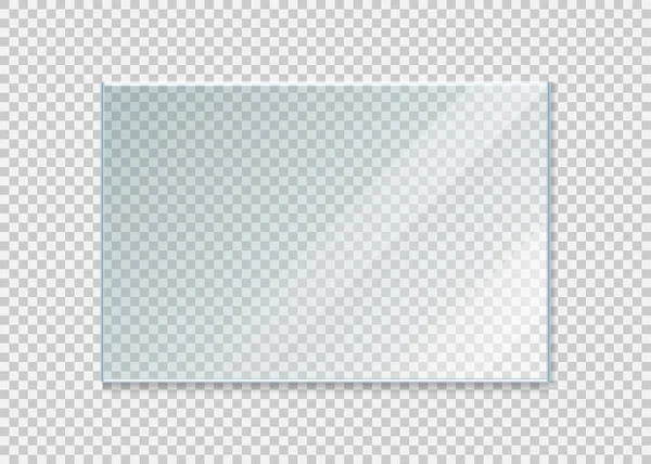 Glass Windowisolated White Background Vector Illustration Eps — Vetor de Stock