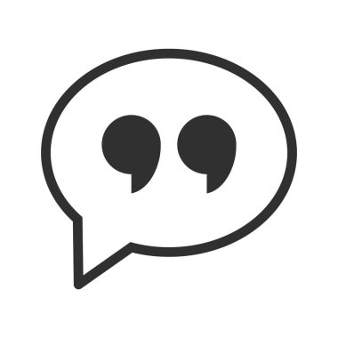 Mark Simgesi 'nden alıntı yap. Vektör çizimi. Eps 10.