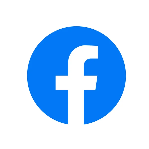 Vinnytsia, Ukrayna, 19 Ocak 2021: F harfli düz bir ikonun Facebook Vektör görüntüsü.