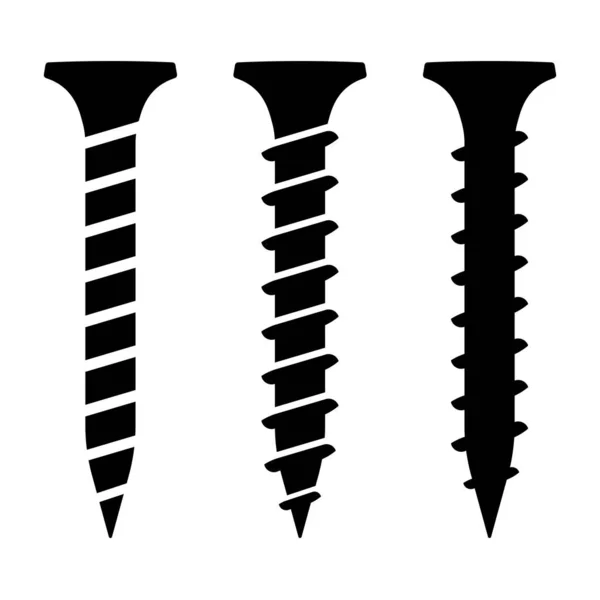 stock vector Screw icon. Simple illustration of screw symbol. Vector illustration. Eps 10.