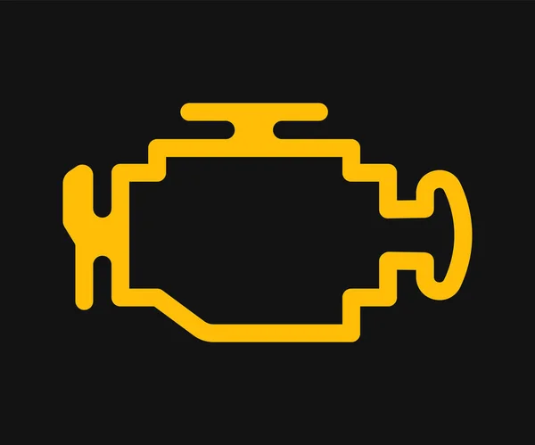 Otomobil tabelası. Motor simgesi. Vektör çizimi. Eps 10.