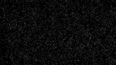 Falling snowflakes animation 4k video, loopable