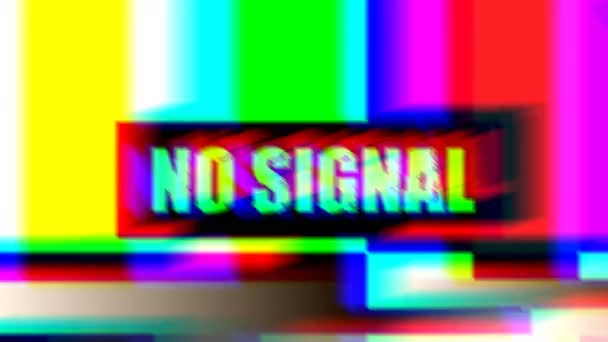 Abstract Geometric Composition Glitch Noise Video Random Digital Signal Error — Stok video