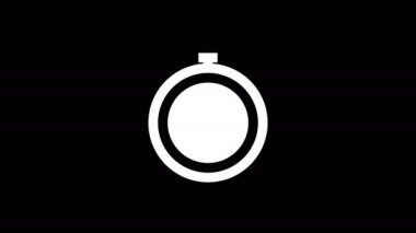 lock icon animation with optional luma matte. Alpha Luma Matte included. 4k video