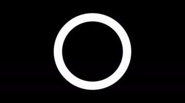 Progress loading bar UI indicator. animation with optional luma matte. Alpha Luma Matte included. 4k video