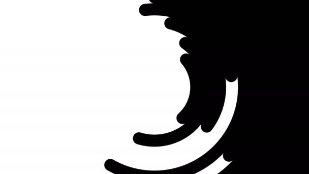 Форма Кругової Анімації Опціональним Luma Matte Включено Альфа Лума Матте — стокове відео