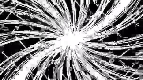Abstract Background Lines Hypnosis Animation Optional Luma Matte Alpha Luma — Stock videók