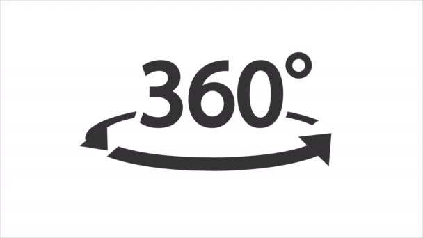 Icon 360 Animation Optional Luma Matte Alpha Luma Matte Included — 비디오