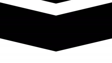 Formation of arrow. Dynamic black and white transition animation with optional luma matte. Alpha Luma Matte included. 4k video