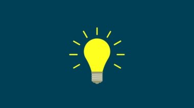 Idea concept. animation with optional luma matte. Alpha Luma Matte included. 4k video