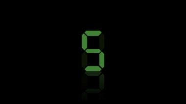 Stop Motion from 9 to 1 animation with optional luma matte. Alpha Luma Matte included. 4k video