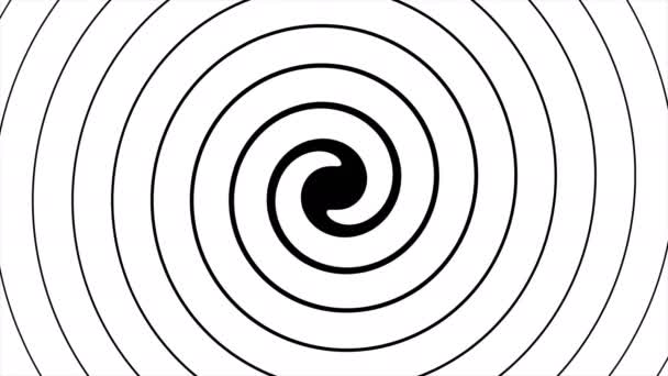 Spinning Hypnotic Abstract Animation Optional Luma Matte Alpha Luma Matte — Videoclip de stoc