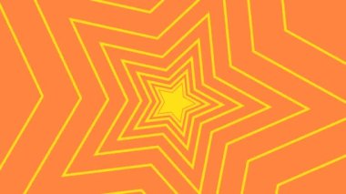 Comic 2d animation background 4k cartoon video yellow star animation