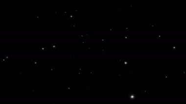 Animation of a Star field background. 4k video