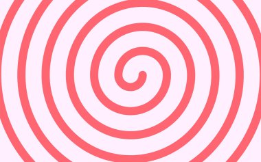 Tatlı pembe şeker soyut spiral arka plan. Vektör çizimi. Eps 10.