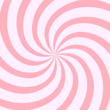 Tatlı pembe şeker soyut spiral arka plan. Vektör çizimi. Eps 10.