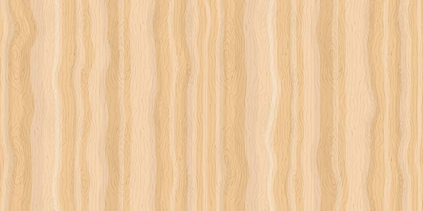 Panoramische Textur Aus Hellem Holz Mit Ästen Vektorillustration Eps — Stockvektor
