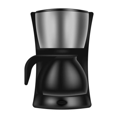 Ofis kahve makinesi. Vektör çizimi. Eps 10.