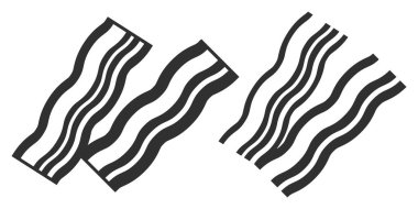 Dalgalı desenler ve canlı bir sanat tasarımı içeren soyut pastırma şeritlerinin yaratıcı ve eğlenceli bir çizimi.