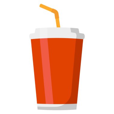 Bu şık kırmızı içecek bardağı pipetle geliyor ve her türlü içecek ve içecek için mükemmel.