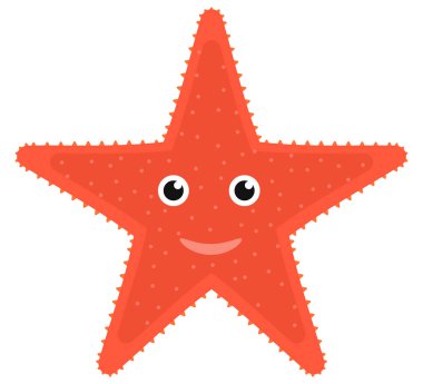 Sevimli bir turuncu denizyıldızı karakteri. Büyük gözleri ve her gün ışıldayan dostane bir gülümsemesi var.