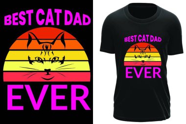 Anne, baba, aşk, hobi, Cat t-shirt tasarımı