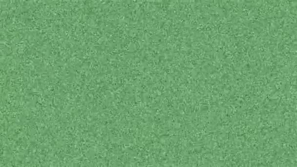 Green Color Super Film Grain — Stock Video