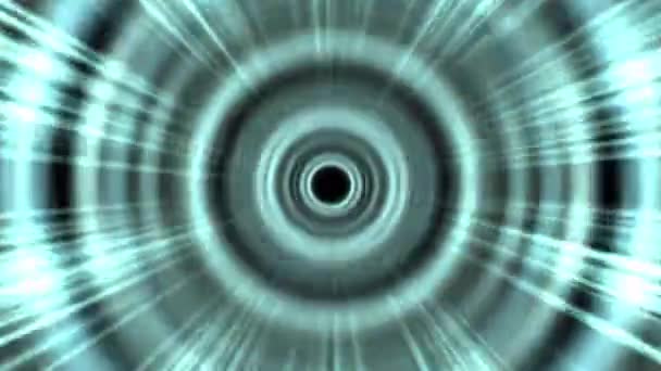Політ Warp Футуристичній Науково Фантастичній Тунельній Безшовній Петлі Віртуальної Реальності — стокове відео