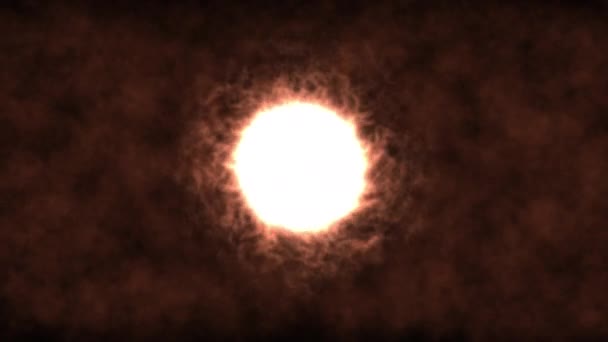 Promieniowanie Elektromagnetyczne Słoneczne Gwiazda — Wideo stockowe