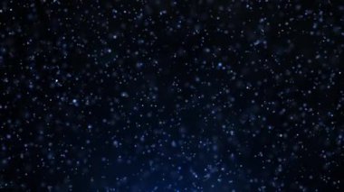 Mavi parıltılı parçacıkların pürüzsüz hareketi