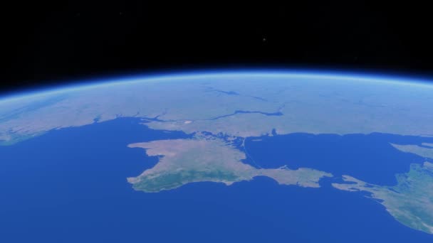 克里米亚半岛 黑海和亚速海景观 — 图库视频影像