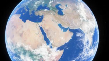 Suudi Arabistan 'a uzaydan yaklaşılıyor