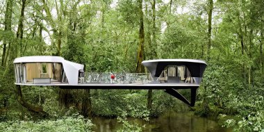 Building ideas such as house and recreation to be seen in nature