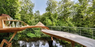 Building ideas such as house and recreation to be seen in nature