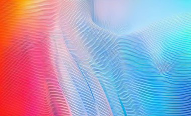 Renkli gradyan ile soyut arkaplan. İşiniz için 3d illüstrasyon, grafik ve tasarım.
