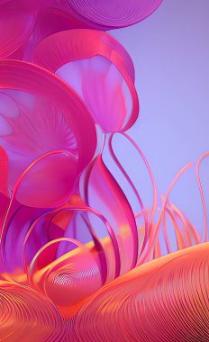 Renkli desenli soyut arkaplan