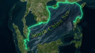 Güney Çin Deniz Haritası