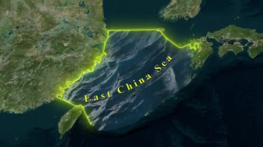 Doğu Çin Deniz Haritası