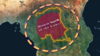 Kongo haritasının demokratik cumhuriyeti