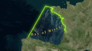 Biscay Körfezi Haritası
