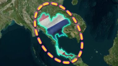 Tayland Bayrağı - Animasyon 3D.