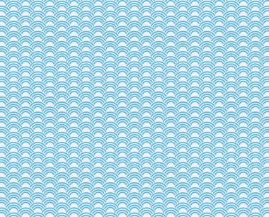 Geleneksel Japon dalga modelinin mavi arka plan malzemesi. 