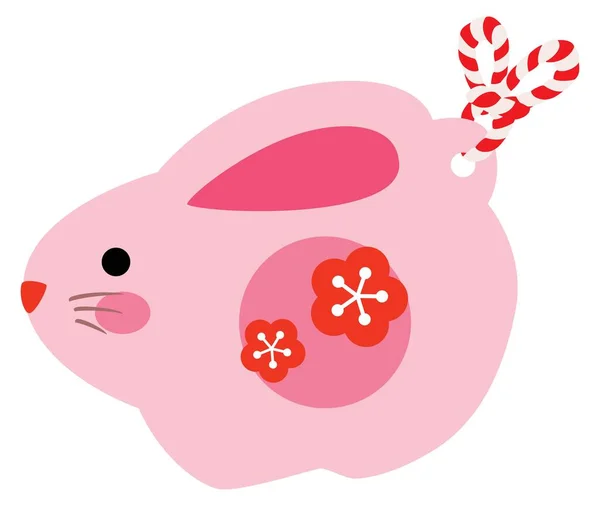 Tavşan Yılı Tavşanı Süslemesi.