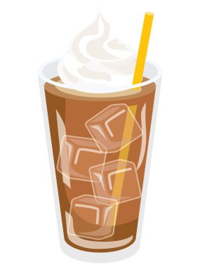 Yüzen bir kahve resmi.