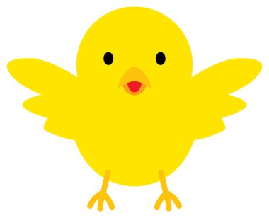 Beyaz arka planda tavuk olan Paskalya yumurtası..