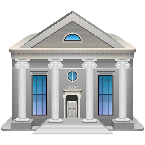 Icona Del Tribunale Illustrazione Vettoriale Eps — Vettoriale Stock