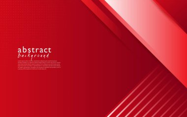 Kırmızı beyaz modern soyut arkaplan tasarımı